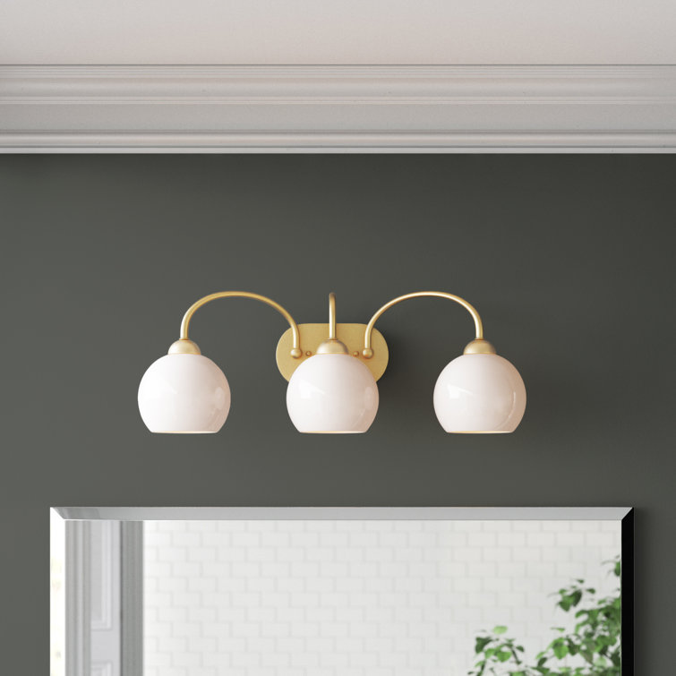 Joss & Main Jaina 3 Light Dimmable Vanity Light & Reviews Wayfair